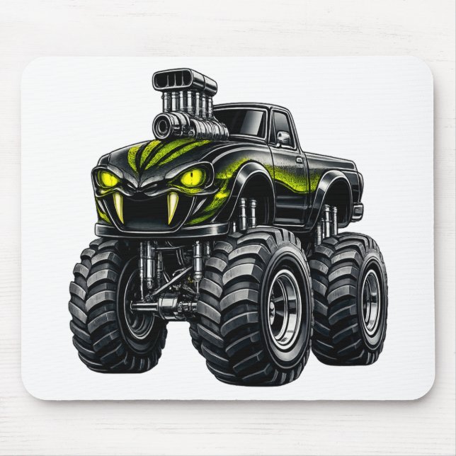 Mousepad Caminhão Monstro Cobra Olho Superalimentado (Frente)