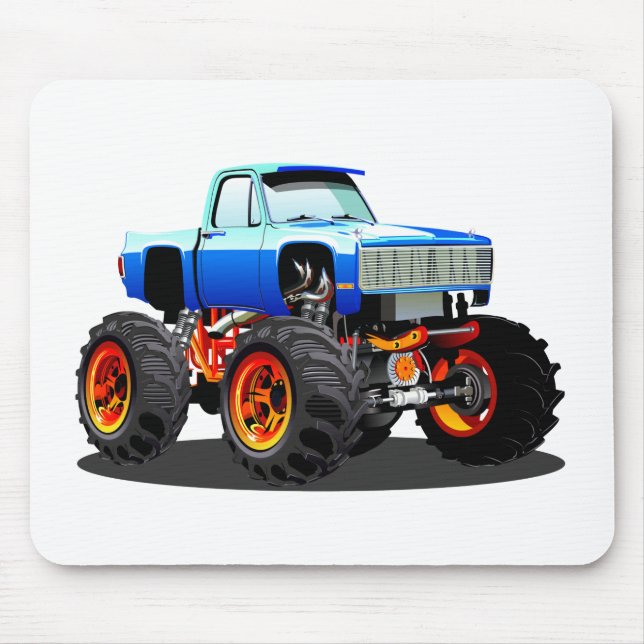 Mousepad Caminhão monstro de cartum (Frente)