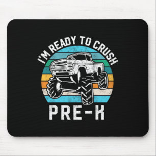 Mousepad Caminhão Monstro Presente Pré-escolar Ready Crush 
