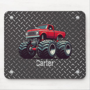 Mousepad Caminhão monstro vermelho