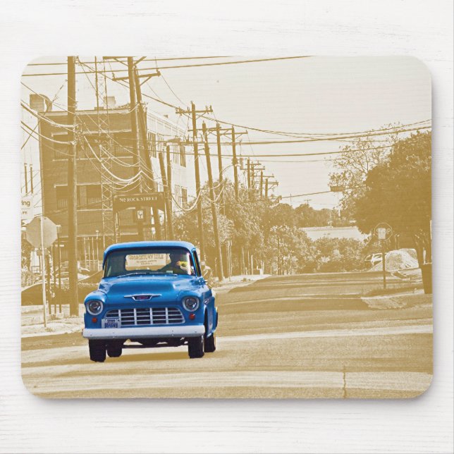 Mousepad Caminhão passando pelo centro de Georgetown, Texas (Frente)