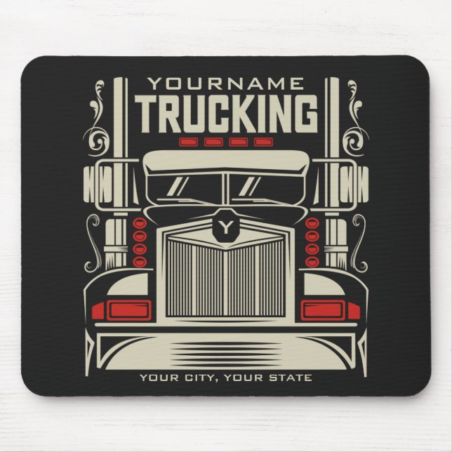Mousepad Caminhão Personalizado 18 Caminhoneiro BIG RIG (Frente)