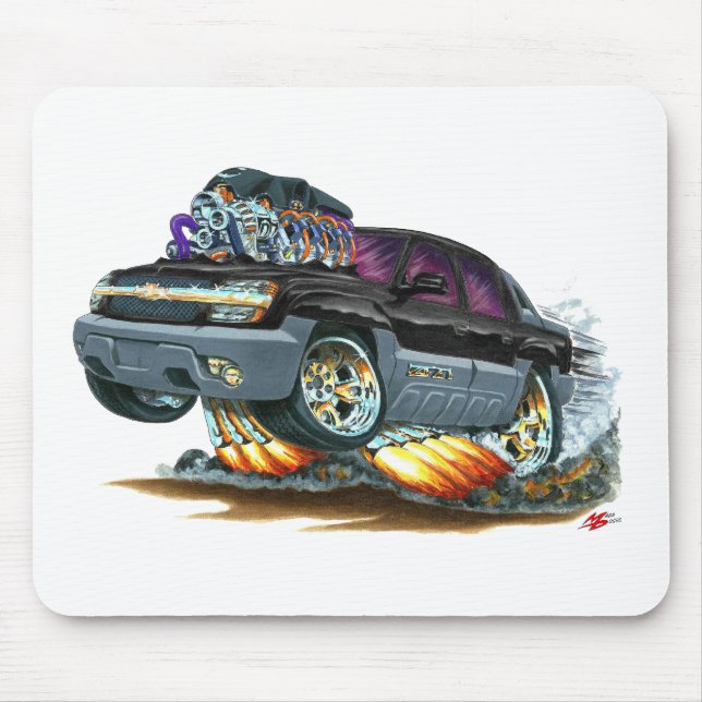 Mousepad Caminhão preto da avalancha (Frente)