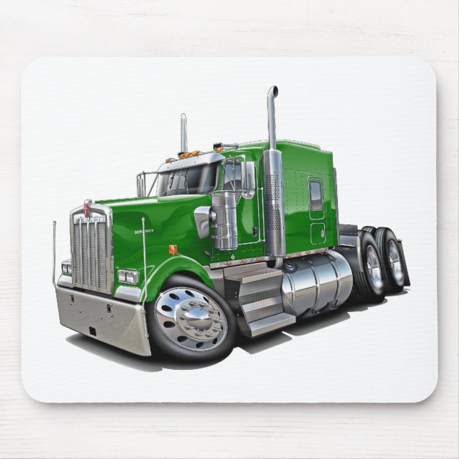 Mousepad Caminhão verde de Kenworth w900 (Frente)
