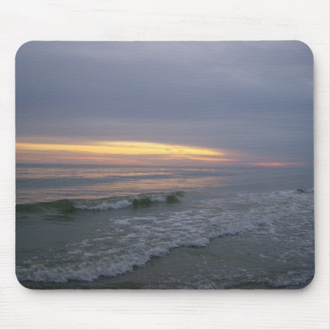 Mousepad Caminhe ao longo de Oak Island, NC (Frente)