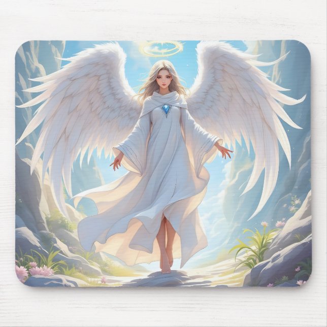 Mousepad Caminho da Graça: Anjo da Ascensão Pacífica (Frente)