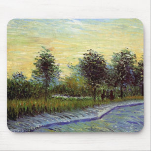 Mousepad Caminho no Parque Voyer d'Argenson por Vincent van