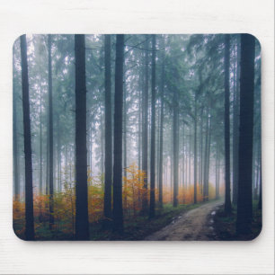 Mousepad Caminho Vinculado à Árvore Florestal Majestosa