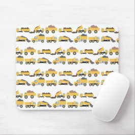 Mousepad Caminhões De Construção De Bombardeamentos