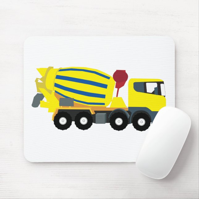 Mousepad Caminhões De Construção De Caminhões De Cimento Co (Com mouse)