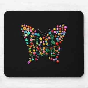 Mousepad Camisa Anti Trump Sutil Borboleta Floral Mensagem 