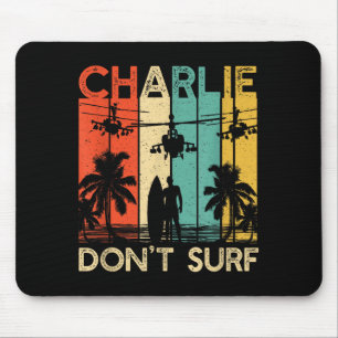 Mousepad Camisa Charlie Don't Surf Militar Guerra do Vietnã