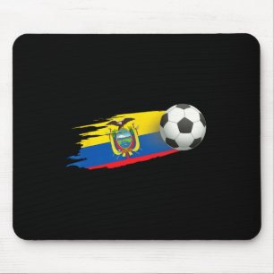 Mousepad Camisa da Bandeira do Equador - Futebol Ll Péll