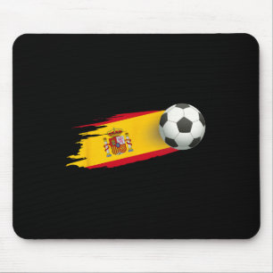 Mousepad Camisa da Espanha Futebol Byll Bandeira da Espanha