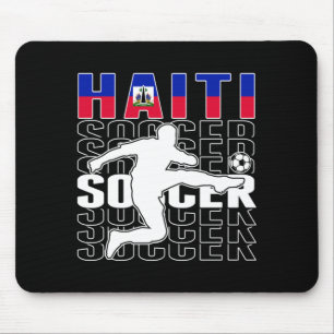 Mousepad Camisa de Amantes de Futebol do Haiti - Haitiano O