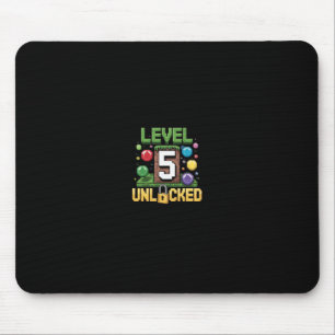 Mousepad Camisa de Camisa Infantil de Aniversário Nível 5 D