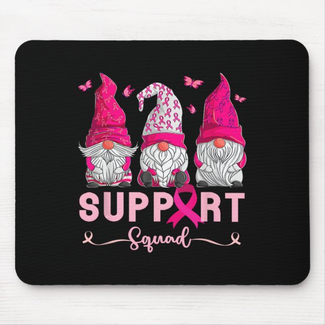 Mousepad Camisa de Conscientização do Câncer para Mulheres  (Frente)