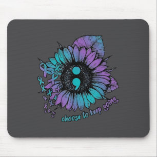 Mousepad Camisa de Conscientização sobre Prevenção de Suicí