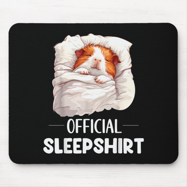 Mousepad Camisa de dormir Sleeng Guinea G Amantes de Animai (Frente)