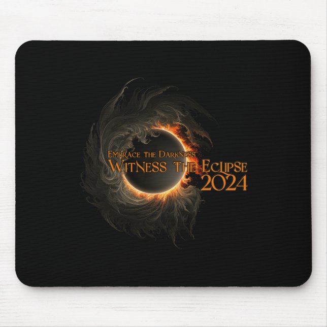 Mousepad Camisa De Eclipse Solar Total Abril 8 Embriagarem  (Frente)