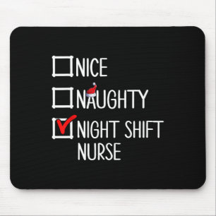 Mousepad Camisa De Enfermeira Da Noite Bela