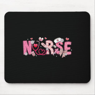 Mousepad Camisa de Enfermeira Nicu Icu Er Rn para Mulheres