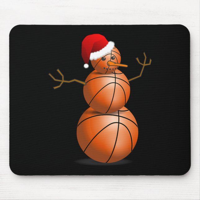 Mousepad Camisa De Esqueleto De Natal - Homem De Neve De Sk (Frente)