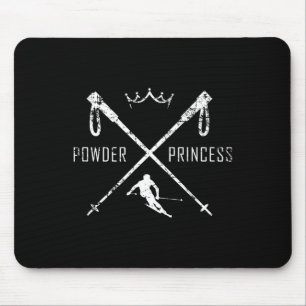 Mousepad Camisa de Esqui Princesa em Pó