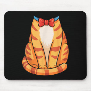Mousepad Camisa de Gato Laranja Camisa Adultos Homens Mulhe