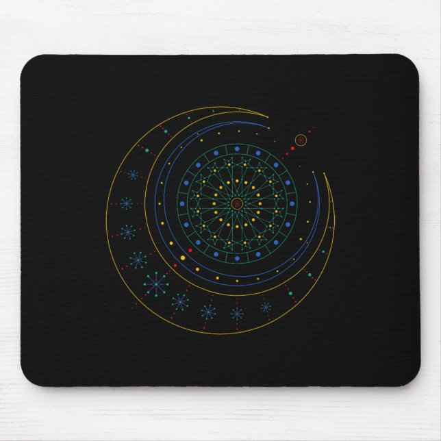 Mousepad Camisa de Geometria Sagrada  (Frente)