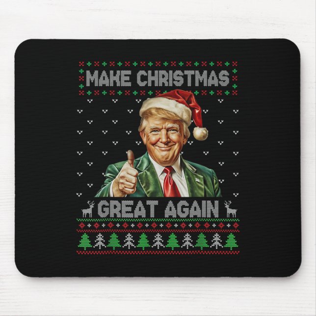 Mousepad Camisa De Natal Engraçada Faz Excelente De Natal A (Frente)