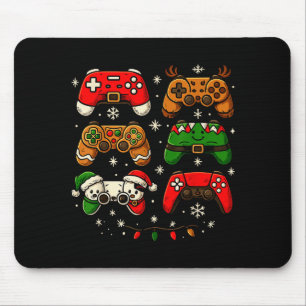 Mousepad Camisa de Natal Nerdy para Homens e Meninos, Contr