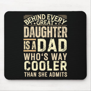 Mousepad Camisa De Pai Engraçada Da Filha Homens Engraçados