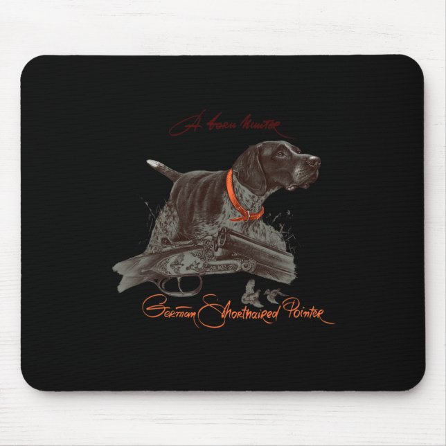 Mousepad Camisa De Ponteiro Alemã Curta. Nascer Hunter (Frente)