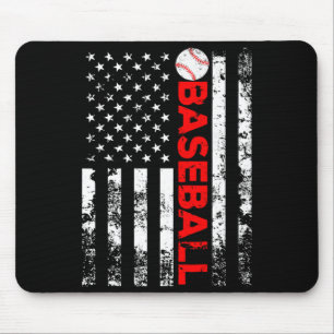 Mousepad Camisa de presente da equipe de beisebol da bandei