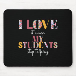 Mousepad Camisa de Professor - Adoro Quando os Alunos Param