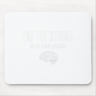 Mousepad Camisa De Sensibilização Para A Saúde Mental - Ext