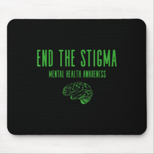 Mousepad Camisa De Sensibilização Para A Saúde Mental - Ext