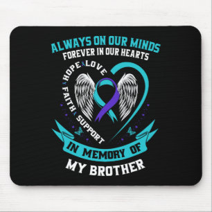 Mousepad Camisa de Sensibilização para o Suicídio Mulheres