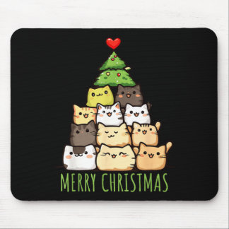 Mousepad Camisa Divertida de Natal Gato Amor _ Gata Mãe Fof