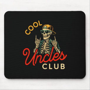 Mousepad Camisa do Clube dos Tios Legais Esqueleto Divertid