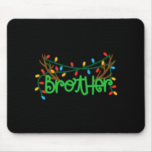 Mousepad Camisa do Irmão de Chifres de Rena de Natal