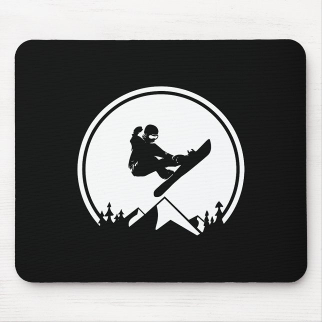 Mousepad Camisa do Snowboard (Frente)