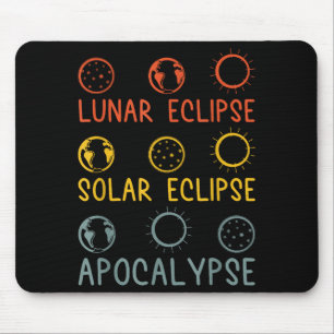 Mousepad Camisa Eclipse Lunar Solar Apocalipse Celestial
