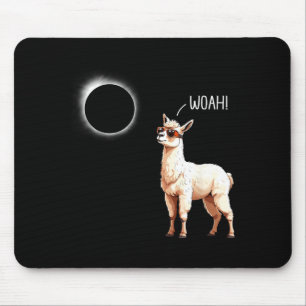 Mousepad Camisa Eclipse Solar Total Llama Woah