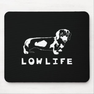 Mousepad Camisa engraçada de Dachshund vida baixa 