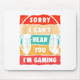 Mousepad Camisa Engraçada De Jogador Para Jovens Jovens Jog