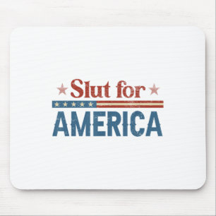 Mousepad Camisa engraçada do 4 de julho para a América para