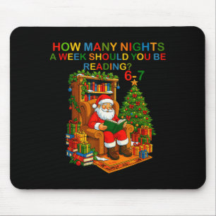 Mousepad Camisa engraçada do Papai Noel lendo meme 67 do Na