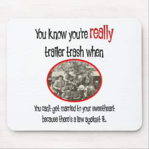 Mousepad Camisa engraçada do parque de caravanas
